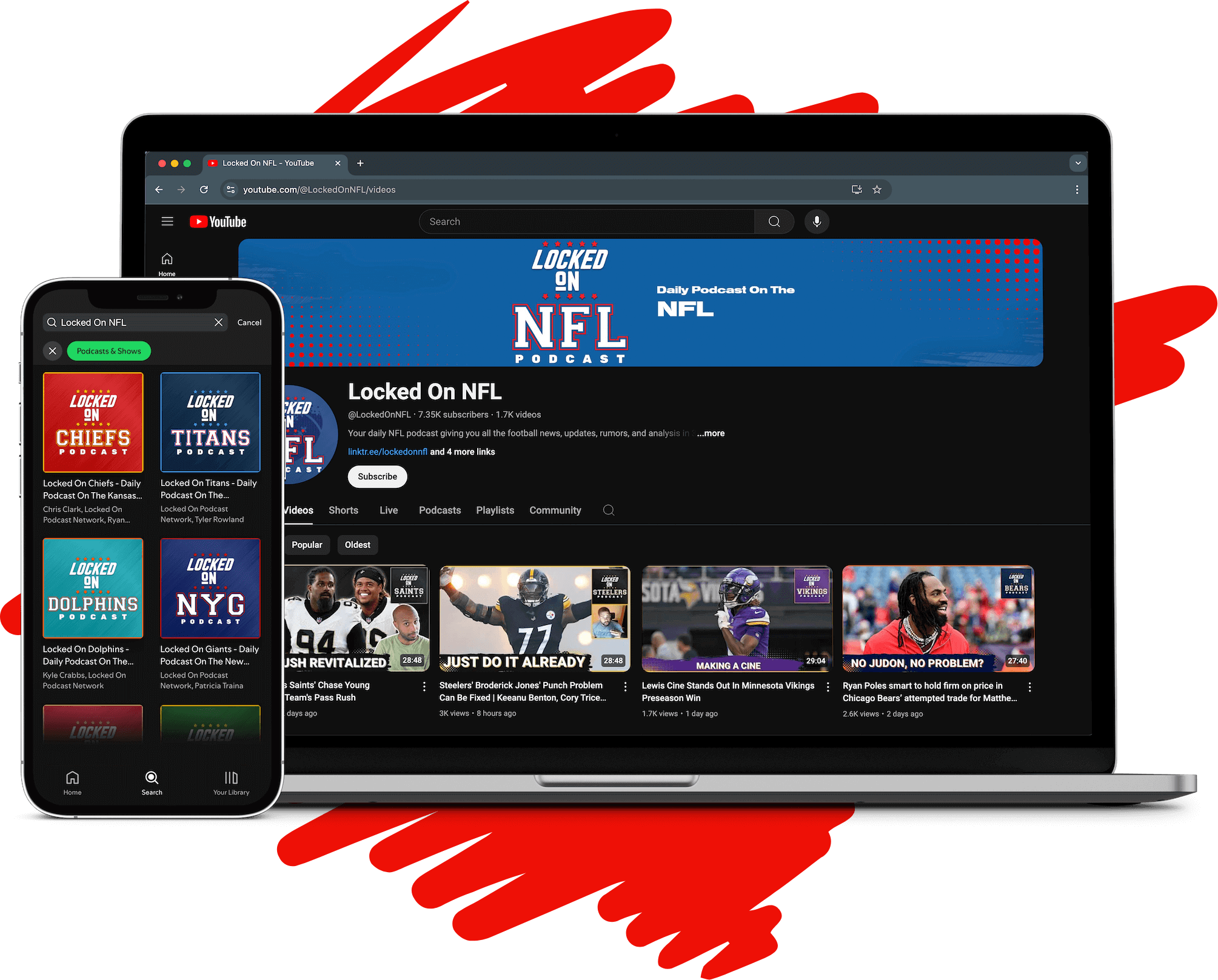 Locked on NFL podcasts